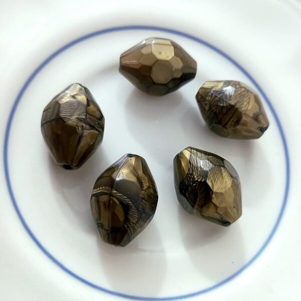 Artificial Marble Print Beads