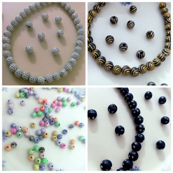 Dotted Ball Beads